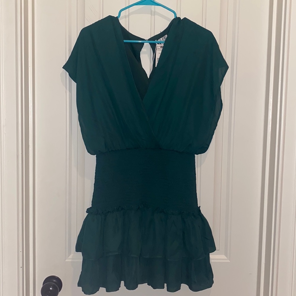 TCEC Size M Emerald Green Mini Dress